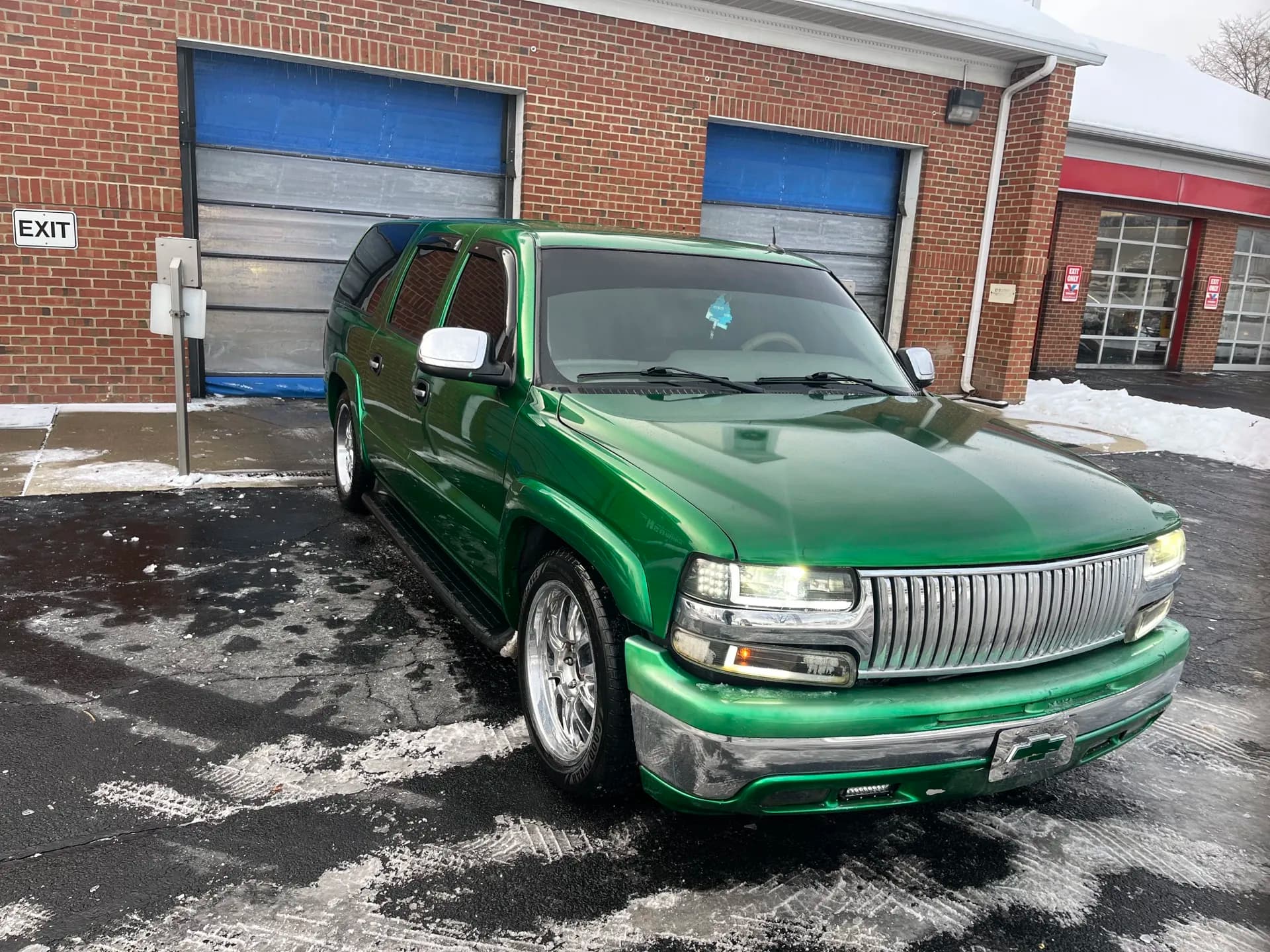 Vehicle exterior reviewed during a condition and trip-readiness inspection