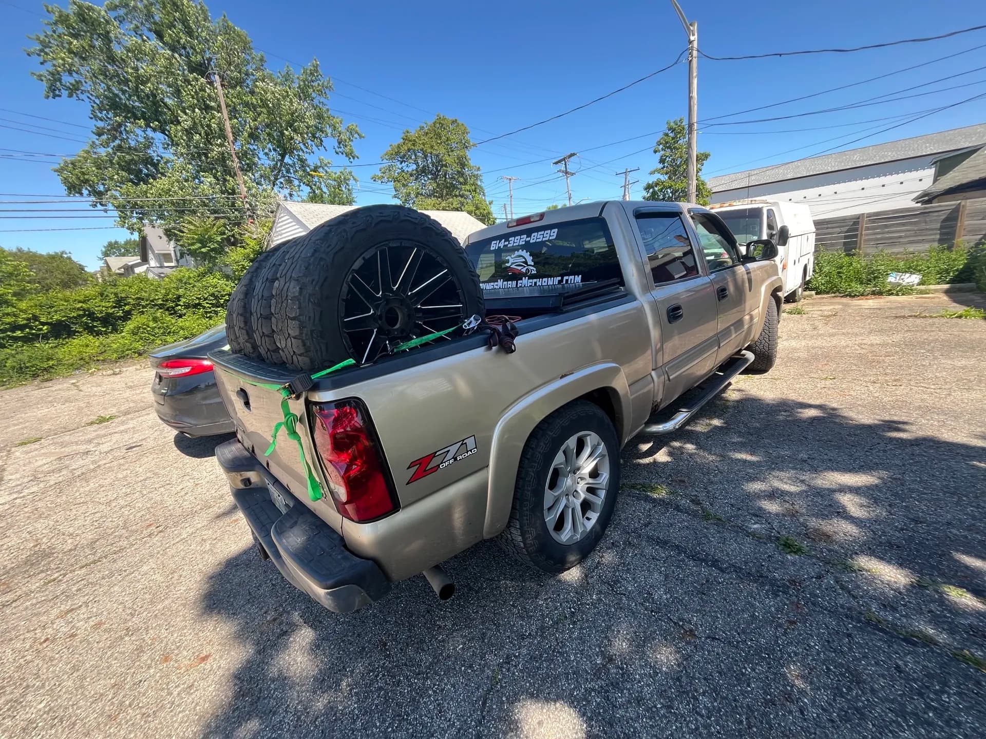 Wayne's equipped mobile mechanic work truck ready for service